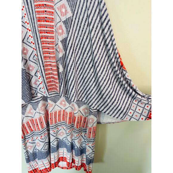 Anthropologie Maeve Davina Dress Medium Layered Aztec - Picture 3 of 8